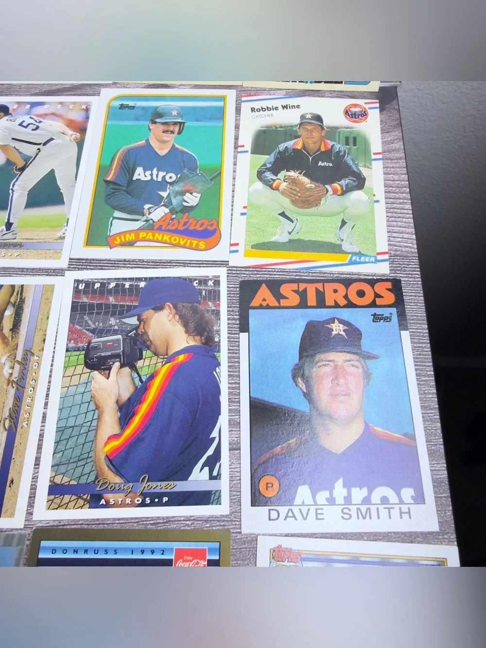 Houston Astros Card Lot of 24 Nolan Ryan Whataburger Hologram +
